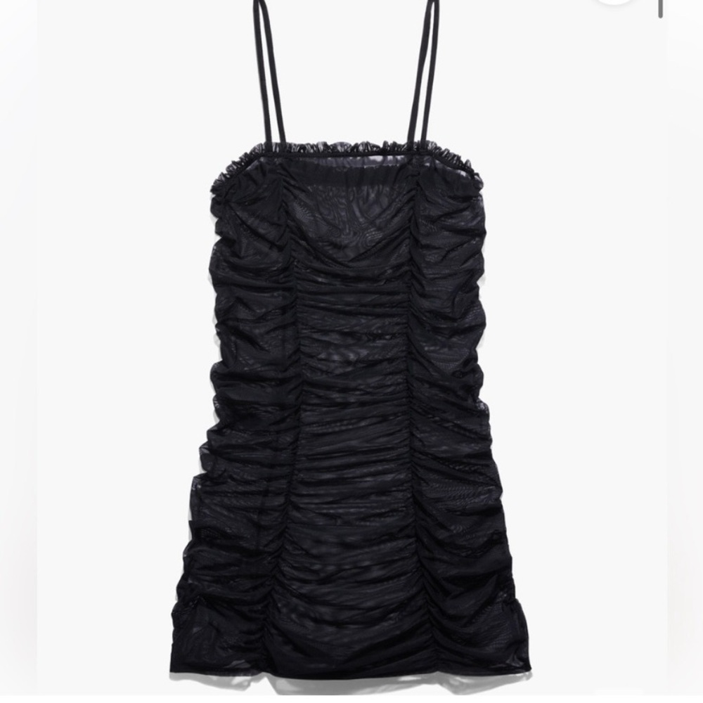 Savage X Fenty Black Ruched Chemise